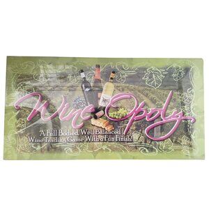Wine Opoly Board Game Late For The Sky Made in USA Wineopoly NEW SEALED